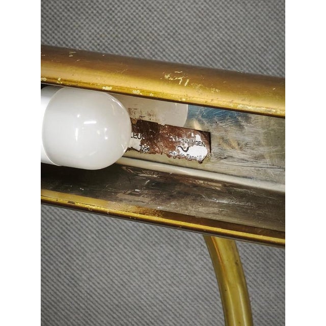 Gold Adjustable Brass Desk Lamp, Germany, 1960s For Sale - Image 8 of 13
