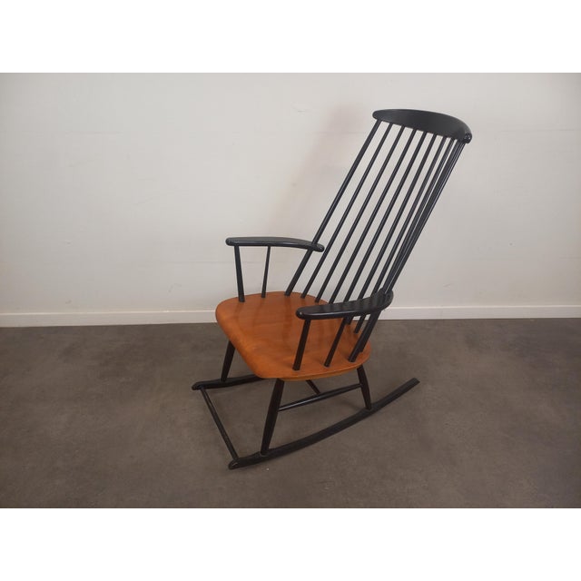 Scandinavian Rocking Chair by Ilmari Tapiovaara for Asko, 1950s For Sale - Image 15 of 15