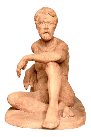 Vintage Boho Figural Sculpture