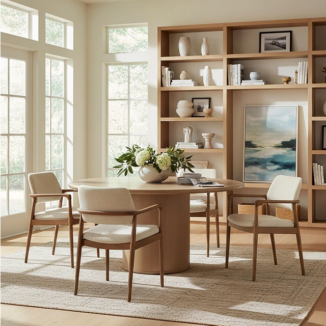 The Butler Specialty Company Kersten 54" Round Wood Table brings a warm, inviting presence to any room with its seamless...