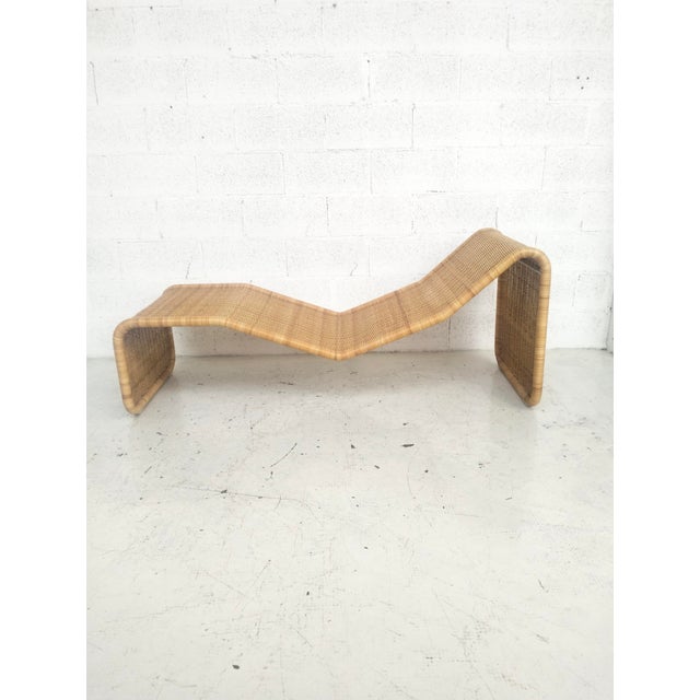 Model P3S Chaise Longue in Rattan by Tito Agnoli for Bonacina, 1960s For Sale - Image 12 of 13
