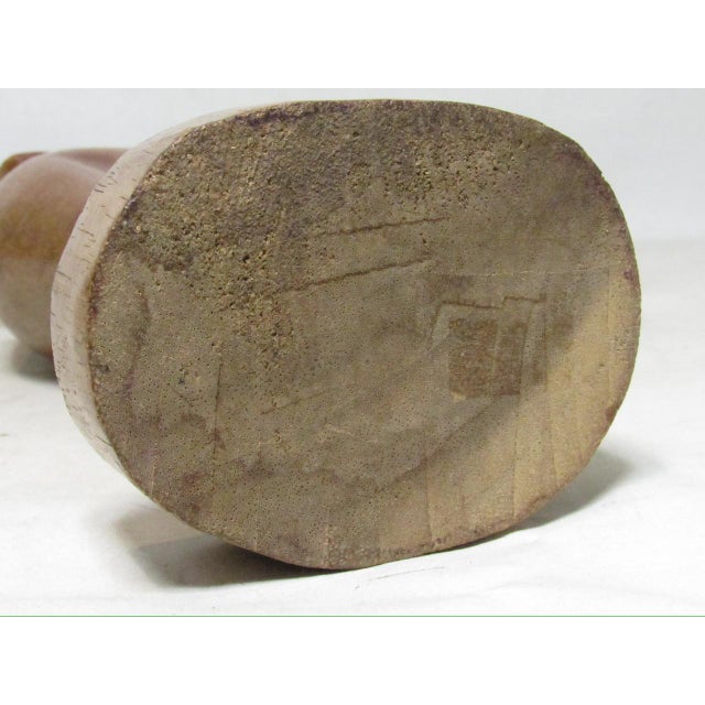 Mid Century Modern Carved Wood Abstract Female Figure For Sale - Image 18 of 18