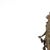 Table clock - La Vigne Par Pathou - 19th century. French; 19th century; art bronze; marble base topped by a female figure....