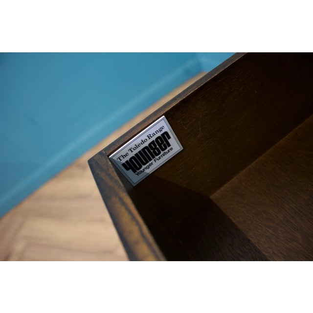 Vintage Dark Oak Toledo Sideboard from Younger, 1970s For Sale - Image 10 of 11