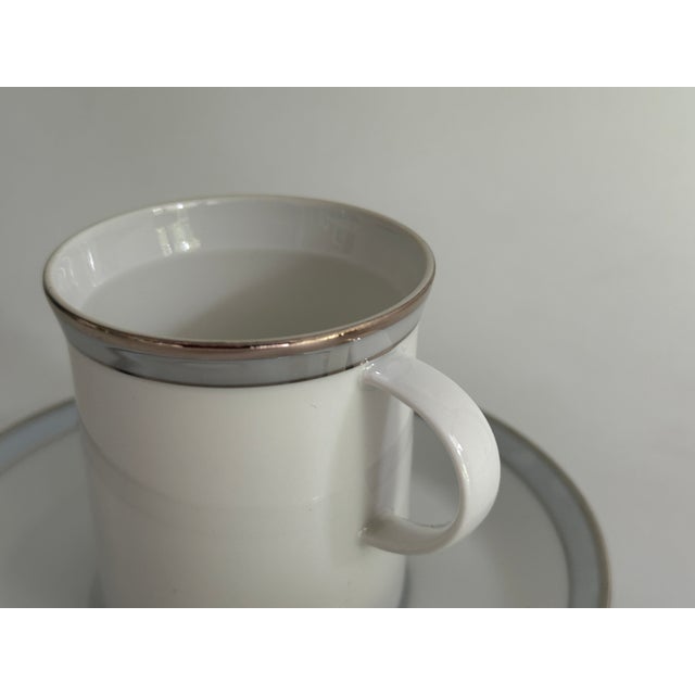 Rosenthal Studio Line Six coffee cups with saucers Berlin shape Friedrichstrasse pattern Capacity 0.15 l Saucer diameter...