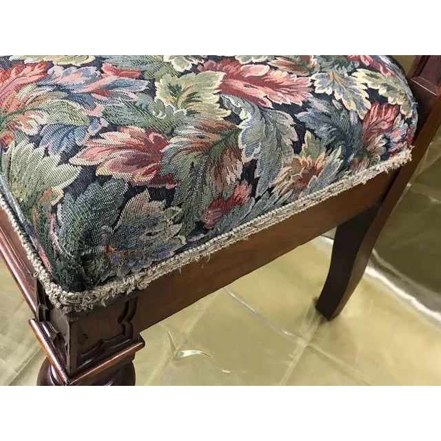 The Throne of the High Church: Late 19th Century Gothic Revival Oak Accent Chair For Sale - Image 10 of 11
