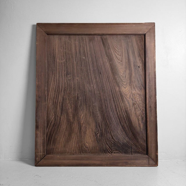 Japanese Wooden Door Panel, 1890 For Sale - Image 5 of 12