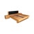 Modern Flavo Bed with Bedside Tables in Brown and Black Wood from Hülsta For Sale - Image 3 of 16