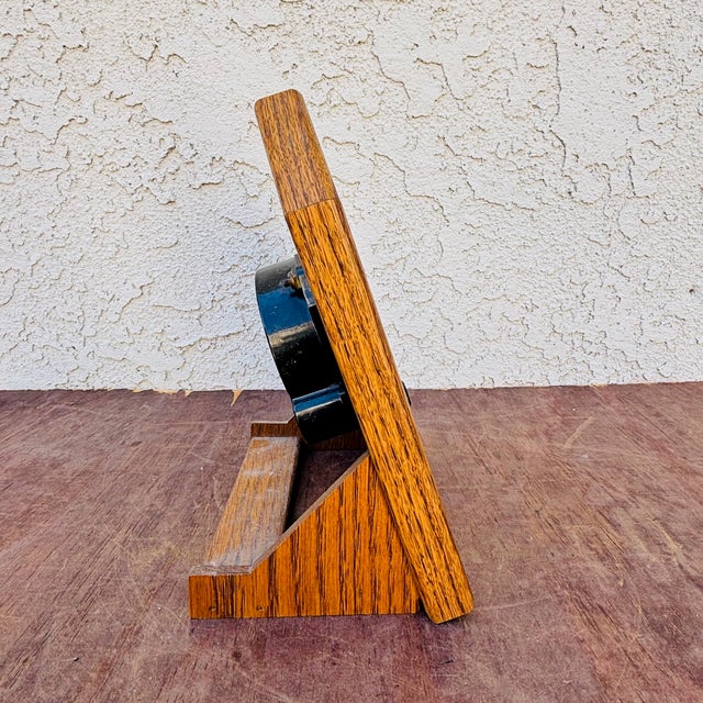 Wood 1940s Military Aircraft Waltham Civil Date 8 Day Clock, as Is For Sale - Image 7 of 18