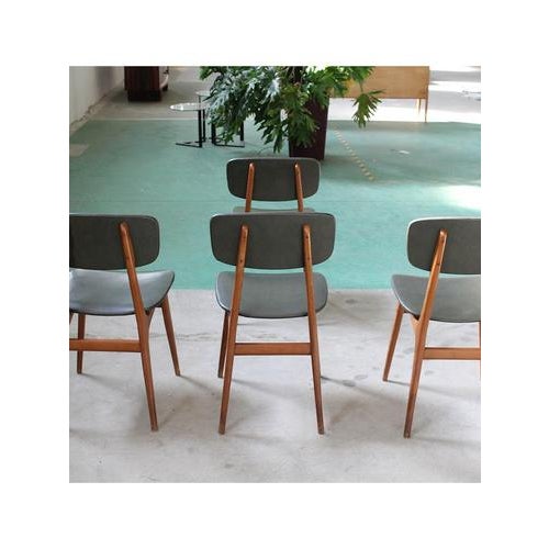 Vintage Nordic Chairs, 1960s, Set of 4 For Sale - Image 9 of 12