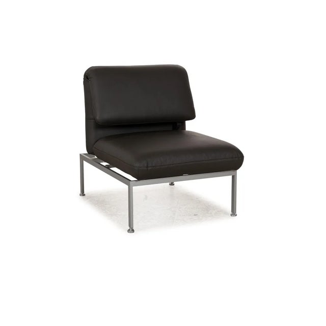 Leather Lounge Chair in Grey from Brühl Roro For Sale - Image 13 of 13