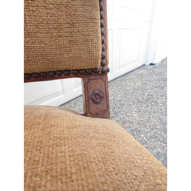 Pair or Antique French Louis XV Style Armchairs For Sale - Image 9 of 18