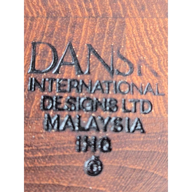 Vintage Extra Large Dansk Staved Teak Wood Charcuterie Board Designed by Jens H. Quistgaard For Sale - Image 14 of 14