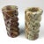 1960s Hand Carved Cylinder Onyx Stone Candle Holders - a Pair For Sale - Image 5 of 11