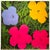 Andy Warhol Foundation Vintage 1993 Offset Lithograph Print Pop Art Poster " Flowers " 1970 For Sale - Image 10 of 11