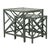 David Francis Chippendale Nesting Tables - Evergreen For Sale - Image 4 of 6