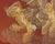 Mid-19th century Chinese framed embroidery of Zhao Gongming. The God of Wealth, he is depicted here riding a tiger &...