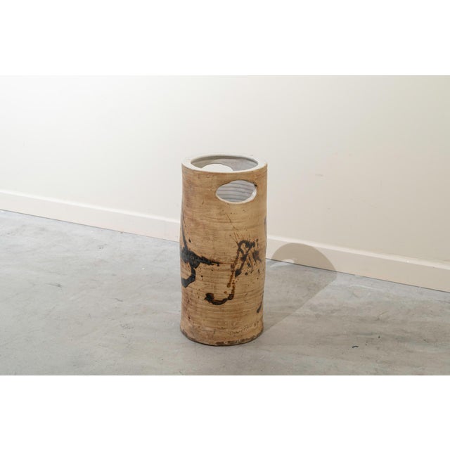 French Ceramic Umbrella Stand, 1960s For Sale - Image 9 of 9