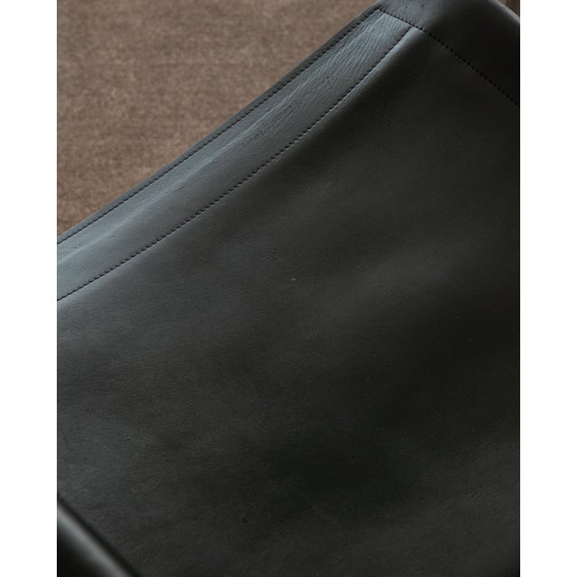 Vintage Bauhaus Klinte Lounge Chairs in Chrome and Leather by Tord Björklund for Ikea, 1980s, Set of 2 For Sale - Image 17 of 18