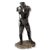 Vintage Nude Male Black Hard Clay Sculpture Glazed Torso For Sale - Image 9 of 9