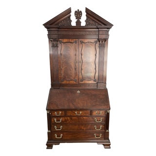 Henkel Harris Secretary Desk, 6097/6098 Complete For Sale