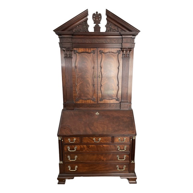 Henkel Harris Secretary Desk, 6097/6098 Complete For Sale