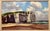 Original acrylic on board painting by Tim Saska depicting a dramatic coastal cliffside landscape under an expansive sky...