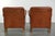 Vintage Sheepskin Leather Armchairs, Set of 2 For Sale - Image 3 of 15