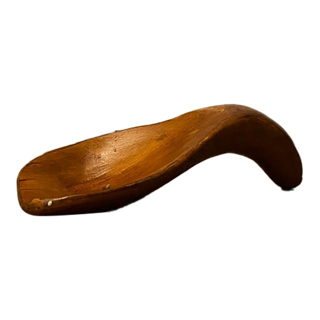 Early 20th Century Primitive Wood Spoon Rest For Sale