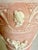 Neoclassical 1970s Pink Neoclassical Roman Relief Cachepot Planter, Attributed to Incolay For Sale - Image 3 of 11