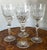 Beautiful set of four Rogaška Queen crystal water goblets, featuring the elaborate hand-cut and engraved decoration...