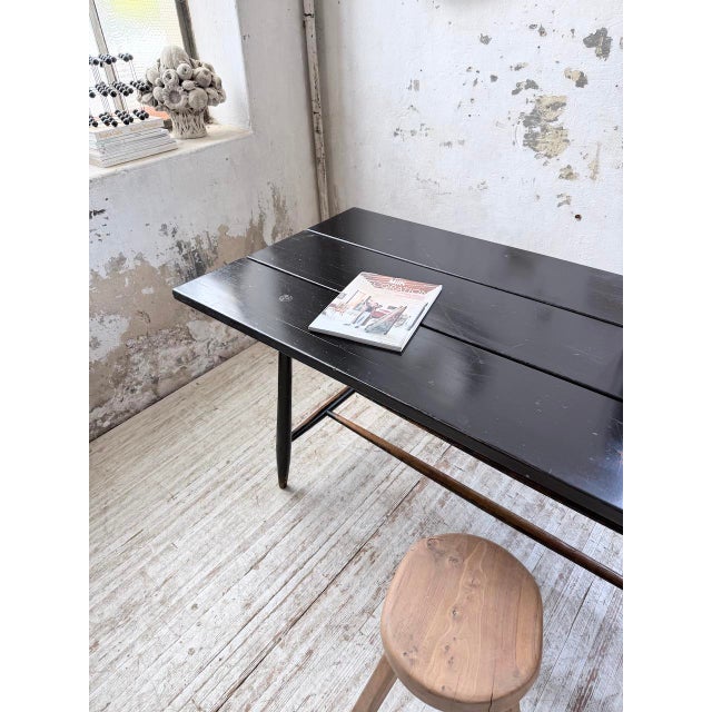 Dining Table with Black Patina from Tapiovaara, 1950s For Sale - Image 16 of 18