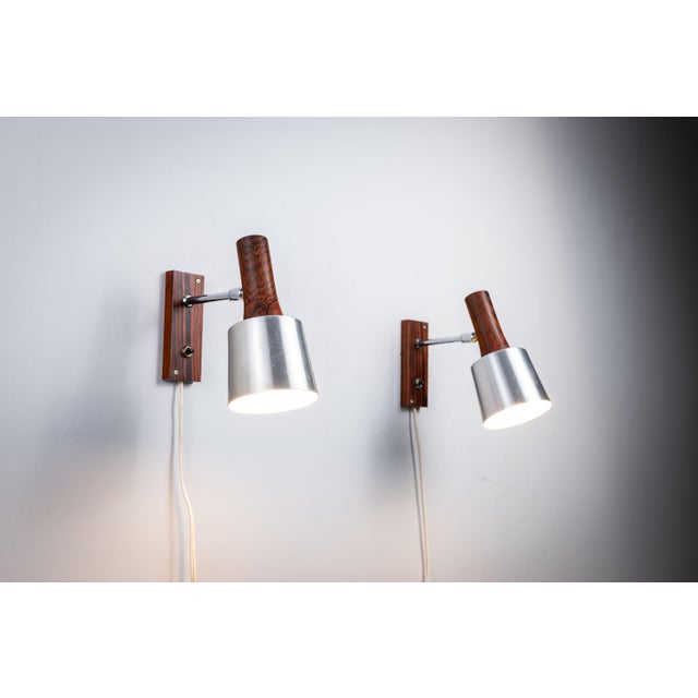 Silva Wall Lamps from Lyfa, 1960s, Set of 2 For Sale - Image 3 of 14