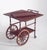 Mid-Century Mahogany Tea Trolley with Side Flaps, 1940s For Sale - Image 14 of 15