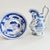 Vintage Blue and White Chinoiserie Porcelain Pitcher and Basin Set – 2 Pieces - Early 20th Century Chinese For Sale - Image 4 of 8