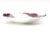 Archimede Seguso Murano Seguso Purple and White Case With Silver Foil Swirled Glass Bowl Vintage For Sale - Image 4 of 10