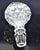Metal 1920s Style After Bohemian Victorian Cube Hand Brilliant Cut Decanter Silver Plate Neck Faceted Stopper For Sale - Image 7 of 15
