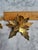 Vintage Solid Brass Poinsettia Candlestick Holders For Sale - Image 9 of 10