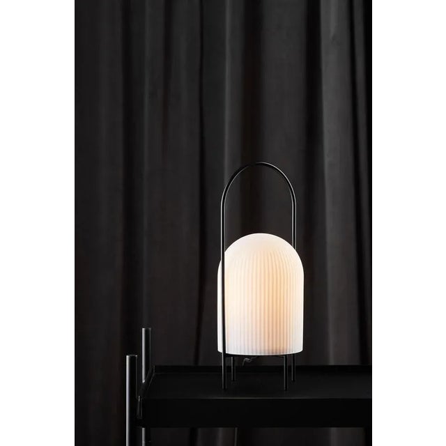 Low Oak and Black Tray Shelf I by Hanne Willmann For Sale - Image 10 of 13