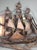 Monumental 48” MCM Brutalist Copper & Driftwood Sailing Ship Wall Sculpture For Sale - Image 4 of 4