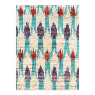 Pasargad Home Sari Silk Ivory Sari Silk Area Rug, 8' 0'' X 10' 0'' For Sale