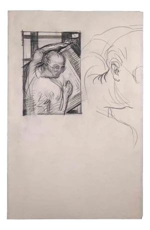 Sketches of an Artist, Original Drawing, Mid 20th-century