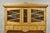 French Country Antique French Country Provincial Pine Wood Buffet Cupboard China Cabinet Hutch For Sale - Image 3 of 18