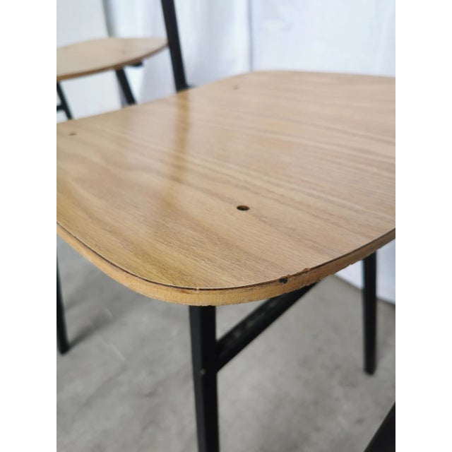 1970s Mid-Century Modern School Chairs from STOL Kamnik, 1970s, Set of 4 For Sale - Image 5 of 18