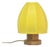 Wooden and Cocoon Table Lamp, 1960s For Sale