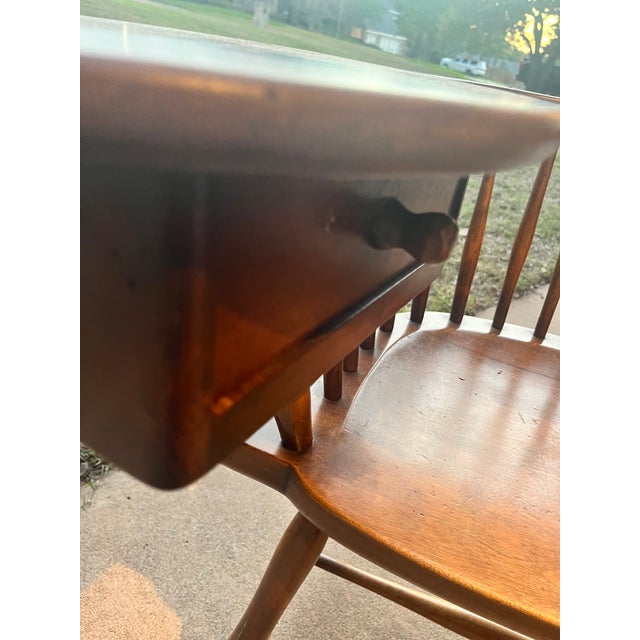 Wood Barnard & Simonds Writing Chair For Sale - Image 7 of 14