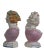 Ceramic 2 German Porcelain Bust Figurines C. 19th C For Sale - Image 7 of 10