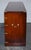 Vintage Yew Wood Military Campaign Sideboard Bank of Drawers with Brass Handles For Sale - Image 16 of 18