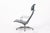 Eames Blue Gray Leather Office Lounge Chair for Herman Miller - Pair Available For Sale - Image 13 of 14