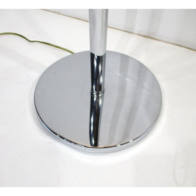 70's Chrome Floor Lamp in the Style of Verner Patton For Sale In Cincinnati - Image 6 of 7